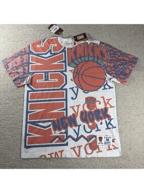Mitchell & Ness New York Knicks Jumbotron 2.0 T-Shirt Men’s Size Medium